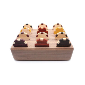 display for poker chip style wood ball markers