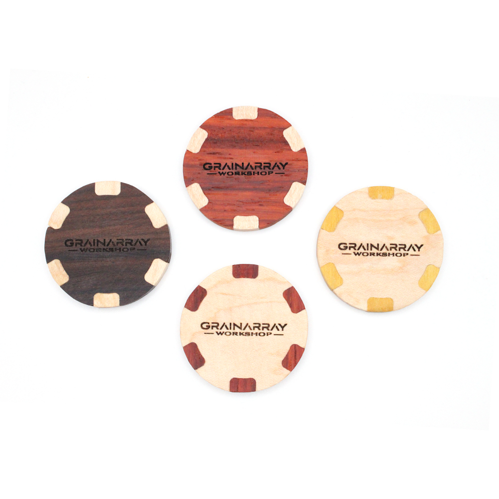 poker chip ball markers with logos