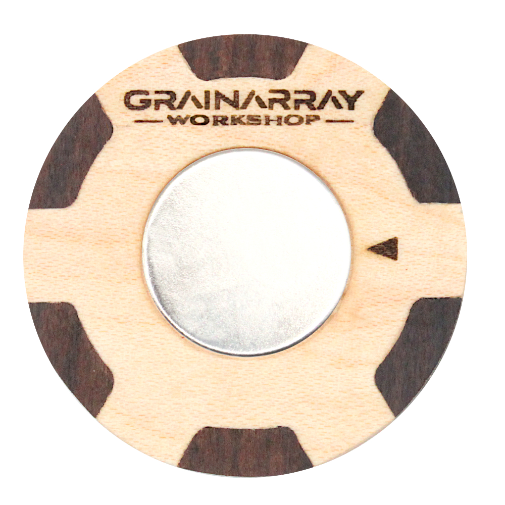 poker chip ball marker rear