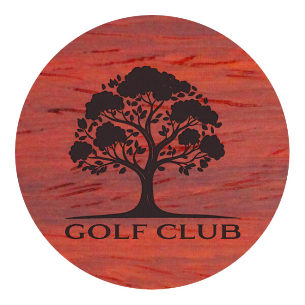 wood ball marker - padauk