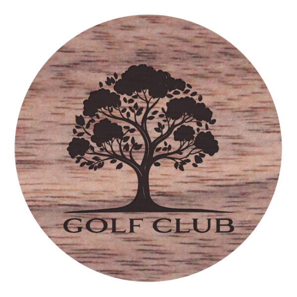 wood ball marker - walnut
